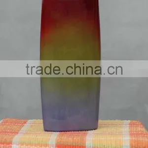 Colorful Fiberglass Unusual Shape Artistic Flower Vases thumbnail-1