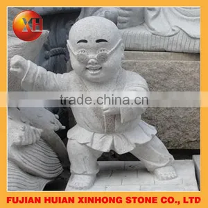 Tummy Sleeping Priestling Stone Statue for Home Decoration thumbnail-5