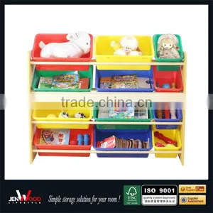 OEM Natural Finish MDF Big Capacity Kids Toy Storage Box thumbnail-2