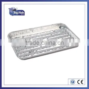 Large Disposable Aluminum Foil Plates for Food thumbnail-1