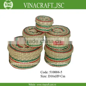 Round Storage Box Set of 5 thumbnail-1