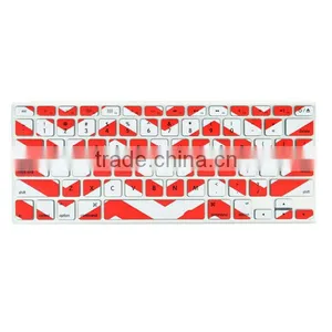 Standard Export Packaging Silicone Keyboard Cover With Wave Pattern thumbnail-1