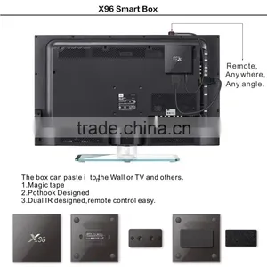 Wholesale Android Media Player Best Selling Android 6.0 Tv Box 1gb/8gb 4k Amlogic S905x Tv Box X96 thumbnail-5