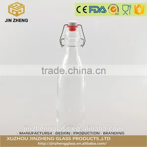 Easy Cap Clear Beer 750ml Swing Top Bottle Glass Bottles Great for Juice Weddings Sauce thumbnail-1