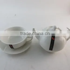 Best Quality Wholesale Ceramic Tea Pot With Cup and Saucer Set thumbnail-2