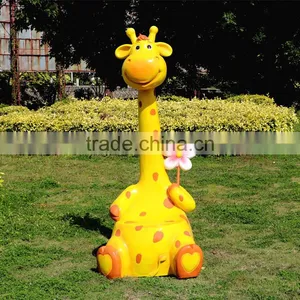 Cartoon Animal Amusement Park Fiberglass Outdoor Chair thumbnail-1