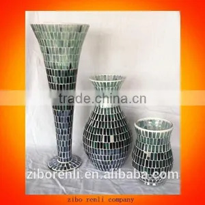 Home Mosaic Gorgeous Designs Decorative Glass Vases thumbnail-1