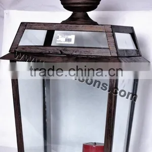 Cheap Personalized Hot Spinning Silver Metal Candle Holder Lantern thumbnail-1