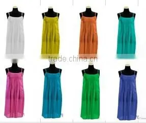 Colorful Silk Dress/Silk Dress/Silk Dress Summer thumbnail-1