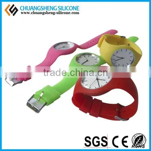 Kids Favourite the Most Fashion Candy Color Silicone Wrist Watch Digital Watch Ajustable Eco-friendly FDA Silicone Child's Watch thumbnail-4