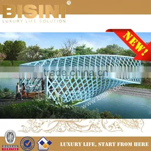 Gridding Prefabricated Steel Structure Bridge, Helix Pedestrian Bridge, Metal Construction Bridge (BF08-Y10005) thumbnail-1