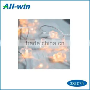 Attractive Cyrstalline Flower Shaped Solar Light With 10pcs White LED thumbnail-2