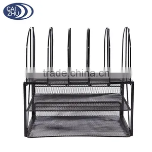 Simple and Practical Black Office Mesh Desk Organizer thumbnail-2
