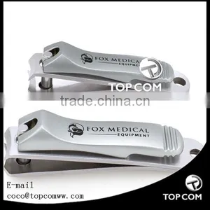 2-Piece Ergonomic Surgical Stainless Steel Toenail / Fingernail Clipper Set thumbnail-1