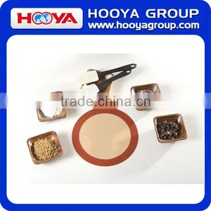 Heat Resistance NonStick Reusable AntiSlip Round Silicone Baking Mat Artisan Non-Stick Silicone Fiberglass Baking Mat thumbnail-2