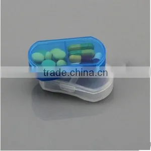 Custom 2 Compartment Plastic Pill Box,custom Mini Plastic Pill Box,custom Promotional Plastic Pill Box Supplier in China thumbnail-1