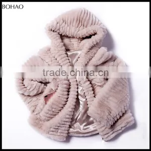New Style Imitation Fur Hooded Hot Sale Stylish Short Coat Women thumbnail-1