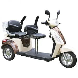 High Quality Electric Disabled Scooter in Special Offer, Electric Mobility Tricycle With Double Deluxe Saddle thumbnail-1