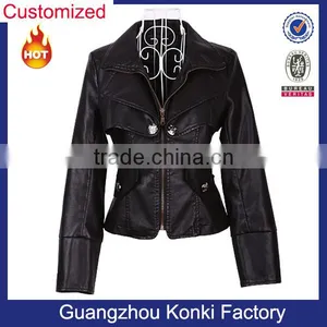 Wholesale Winter Leather Jackets Women 2017 thumbnail-1