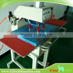 Factory Price Dual Heat Press Machine Pneumatic for T-shirt Towel Jersey thumbnail-1