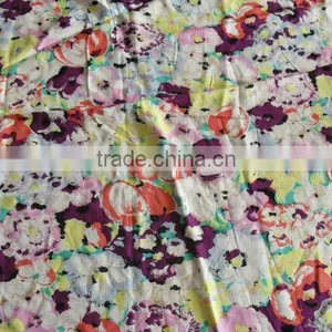 Reactive Screen Print Latest Dress,t Shirt Pattern Viscose Rayon Print Woven Fabrics, Viscose Fabric Print thumbnail-1