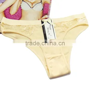 Sexy Hot Teen Girls Briefs Breathable Cotton Lady Panties Solid Colors Underwear thumbnail-1