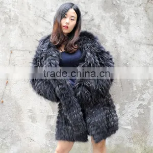 CX-G-A-180D 2017 New Desgin Women Raccoon Fur Winter Jacket Coat thumbnail-5