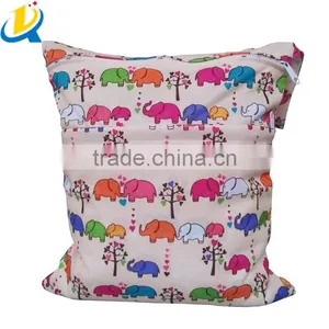 Waterproof Cloth Foldable Wholesale Promotion Popular Diaper Wet Bag thumbnail-3