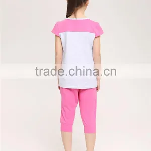 2016 Fashion Dress Leisure Short Sleeves t Shirt Children's Suit of Clithes for Little Girls thumbnail-2