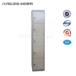Durable Office 5 Door Locker Box Gym School Metal Storage Cabinets thumbnail-1