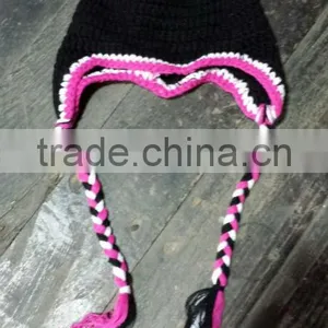 Minni Mouse Crochet Hat Baby Boy/Girl Crochet Owl Animal Beanie Hat Cute Baby Crochet Hat thumbnail-1