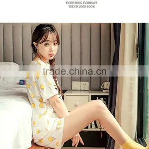 2016 New Summer Short-sleeved Cotton Cone Cartoon Ladies Pajamas Hot Style Factory Direct Sale thumbnail-2