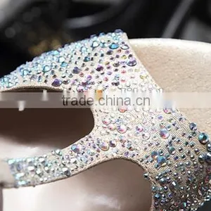 Crystal AB Rhinestone Ss6,ss8,ss10,ss12,ss16 ,ss20 Flat Back Hot Fix Rhinestones thumbnail-6