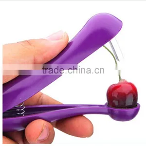Novelty Super Cherry Pitter Nuclear Device Cherries Seed Implement Cherry Corer Fruit Vegetable Kitchen Tools KC1377 thumbnail-1