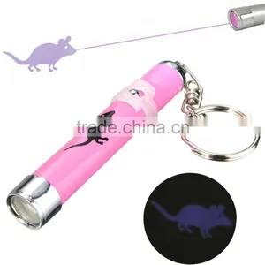 2016 New Arrival Funny Cats Pets Toy LED Laser Lazer Pointer Pen Light With Bright Mouse Animation Household thumbnail-3