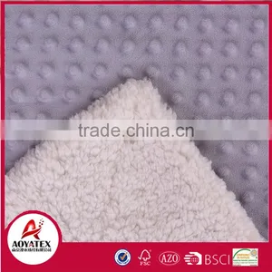 100 Polyester Fleece Solid Micromink Blanket Backside Sherpa thumbnail-3