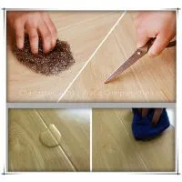 Cheap FOB CIF Price Big U-Groove Laminated Wooden Flooring thumbnail-3
