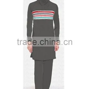 Woman Colorful Muslim Islamic Hijab Swimwear thumbnail-3