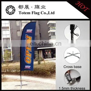 Wholesale Totem Flag OEM/ODM110 Knitted Fabric Business Flying Flag With Base thumbnail-4