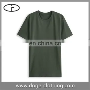 Mens Organic Cotton Tshirts Olive Color 2016 New Design thumbnail-1