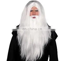 Halloween Carnival Party Wizard Wig for Adults thumbnail-4