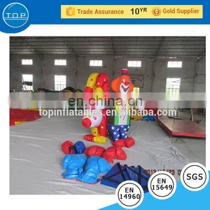TOP Inflatable Double Clown Cartoon for Advertisement thumbnail-1