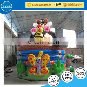 TOP INFLATABLES Multifunctional Six Flags Bouncer Inflatable Bouncer/jump Castle Water Slide thumbnail-1