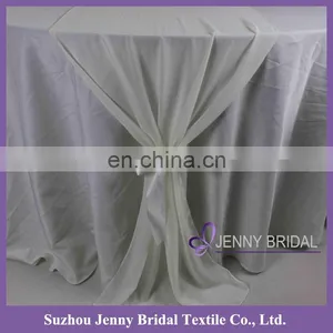 TR018#147 Blush Chiffon Fabric Satin Table Covers and Runners Wedding thumbnail-6
