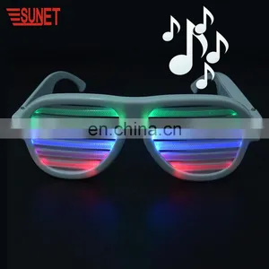 Wedding Return Gift Rechargeable Custom Logo LED Party Glasses thumbnail-1