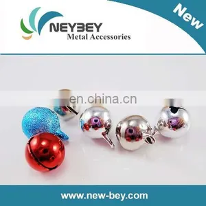 Promtional Colored Metal Jingle Bell for Christmas Tree Decoration BB302 thumbnail-1