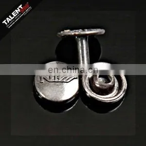 Custom Brand Logo Denim Plating Gold Metal Button thumbnail-4