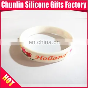CMYK Printing Silicone Wristbands thumbnail-2