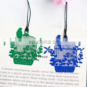 Personalized Vintage Feather Bookmarks With Charms Antique Bronze Colorful Feather Bookmarks Metal thumbnail-6
