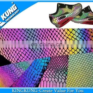 Best Quality Anti-abrasion Low Price Reflect Light Microfiber Leather thumbnail-1